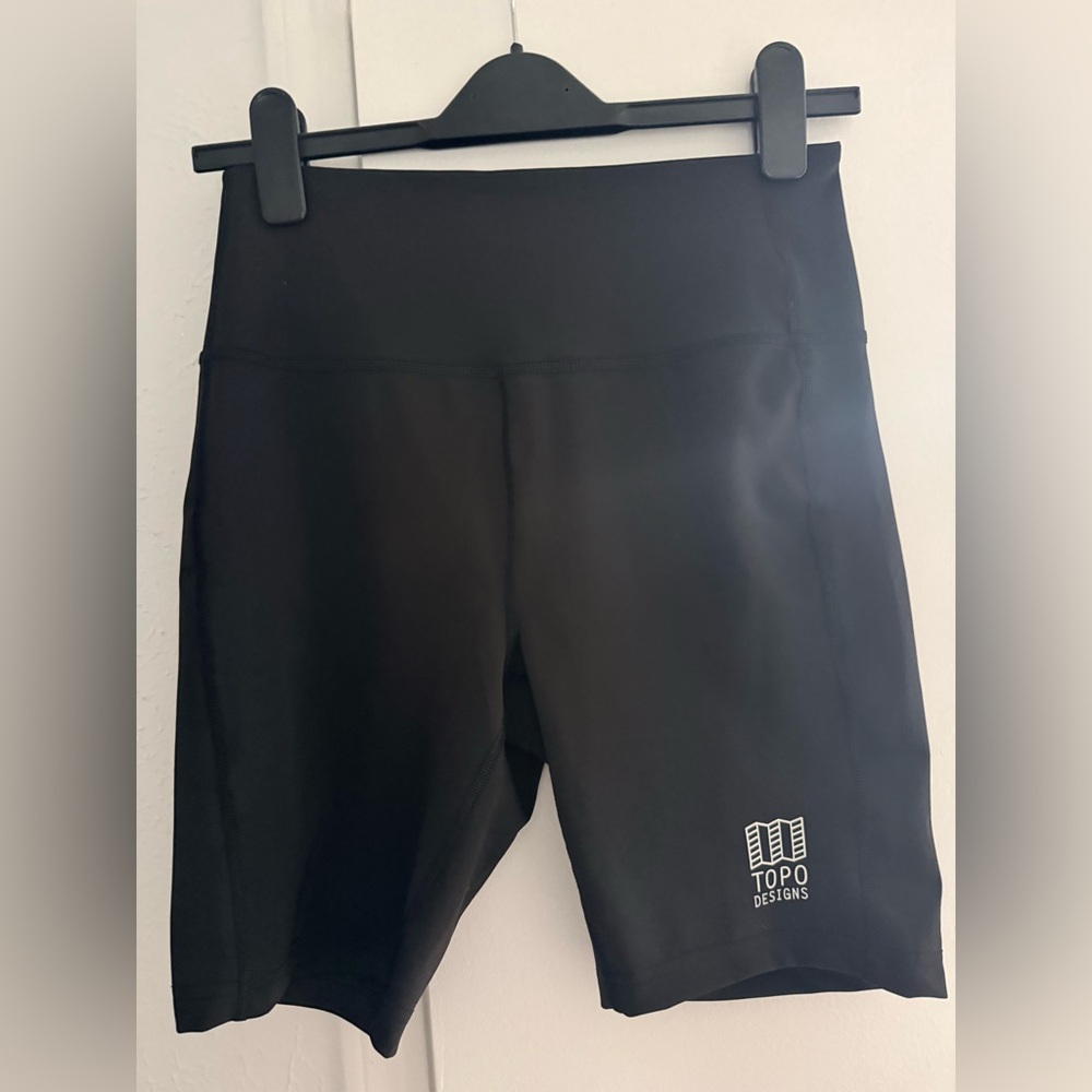 Topo Designs Women's Sleek Black Bike Shorts